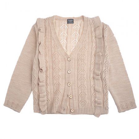 SALE!!! 30% OFF tocotovintage Knitted lacework cardigan （offwhite