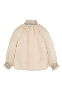 <img class='new_mark_img1' src='https://img.shop-pro.jp/img/new/icons14.gif' style='border:none;display:inline;margin:0px;padding:0px;width:auto;' />Smock  Bambula  blouse (off white)