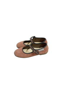 <img class='new_mark_img1' src='https://img.shop-pro.jp/img/new/icons14.gif' style='border:none;display:inline;margin:0px;padding:0px;width:auto;' />Ballerina Shoes  (suede leather )FROM SPAIN oldpink/grey