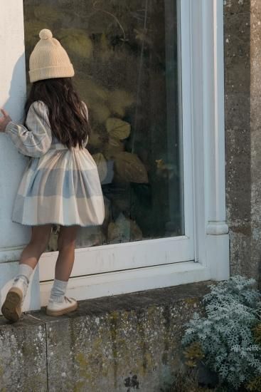 APOLINA IRIS dress （blanket check ) - SEN_TO_SENCE