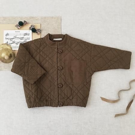 SOORPLOOM Quilted JACKET ( MOSS) - SEN_TO_SENCE