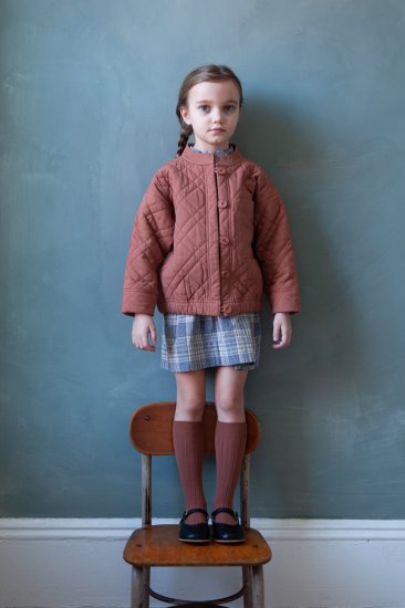 soor ploom quilted jacket henna - ジャケット/上着