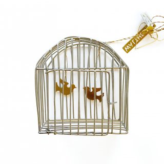 <img class='new_mark_img1' src='https://img.shop-pro.jp/img/new/icons14.gif' style='border:none;display:inline;margin:0px;padding:0px;width:auto;' />☆Walther&Co　bird cage/brass birds