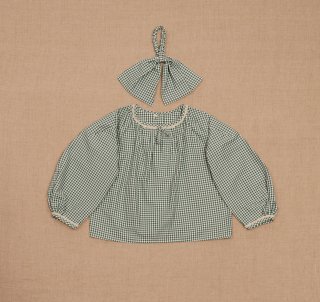 <img class='new_mark_img1' src='https://img.shop-pro.jp/img/new/icons20.gif' style='border:none;display:inline;margin:0px;padding:0px;width:auto;' />SALE!!Marion Blouse green vichy with LACE (greencheck)