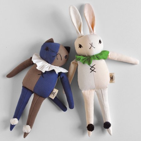 SALE !PDC MEDIUM BUNNY or CAT (patchwork) - SEN_TO_SENCE