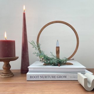 TRNE candle wreath (新色brown)
