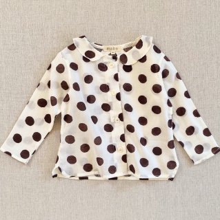 <img class='new_mark_img1' src='https://img.shop-pro.jp/img/new/icons20.gif' style='border:none;display:inline;margin:0px;padding:0px;width:auto;' />30OFF MABO Cora Blouse (cocoa polkadot)