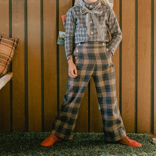 <img class='new_mark_img1' src='https://img.shop-pro.jp/img/new/icons14.gif' style='border:none;display:inline;margin:0px;padding:0px;width:auto;' />MABO sailor pants (gris plaid)