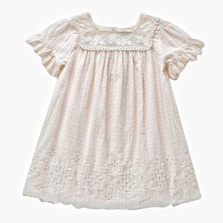 <img class='new_mark_img1' src='https://img.shop-pro.jp/img/new/icons14.gif' style='border:none;display:inline;margin:0px;padding:0px;width:auto;' />LAST 1！！LOUIS MISHA  Dress DALILA (off white check)