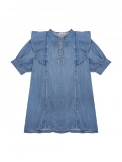 <img class='new_mark_img1' src='https://img.shop-pro.jp/img/new/icons14.gif' style='border:none;display:inline;margin:0px;padding:0px;width:auto;' />The New Society  denim ANNAH DRESS　