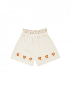 <img class='new_mark_img1' src='https://img.shop-pro.jp/img/new/icons14.gif' style='border:none;display:inline;margin:0px;padding:0px;width:auto;' />The New Society  Clementine vanilla embroidary  SHORT 