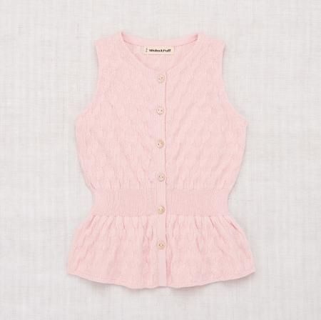 FINAL SALE!!40% !!MISHA & PUFF Block stitch patty peplum top