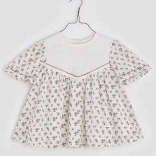 <img class='new_mark_img1' src='https://img.shop-pro.jp/img/new/icons20.gif' style='border:none;display:inline;margin:0px;padding:0px;width:auto;' />SALE!!!Little cottons Adelthe    blouse   (cross stich Rose floral)