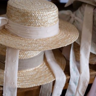 <img class='new_mark_img1' src='https://img.shop-pro.jp/img/new/icons14.gif' style='border:none;display:inline;margin:0px;padding:0px;width:auto;' />再入荷！Classic straw Hat from Germany (Off white )　