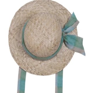 <img class='new_mark_img1' src='https://img.shop-pro.jp/img/new/icons14.gif' style='border:none;display:inline;margin:0px;padding:0px;width:auto;' />再入荷！Summer   straw Hat from Germany (Green check )　