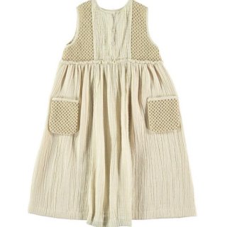 <img class='new_mark_img1' src='https://img.shop-pro.jp/img/new/icons20.gif' style='border:none;display:inline;margin:0px;padding:0px;width:auto;' />SALE!!! 30%　Sleeveless Mesh Dress  Ecru   From Spain 