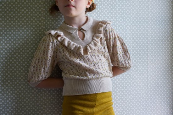 送料無料☆SOORPLOOM Nancy knit top ｰMilk※2y~12y - SEN_TO_SENCE