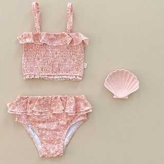 ͽʬShirred Two piece Swimsuit  (Retro Seashell)From Australia