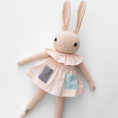 PDC MEDIUM rabbit FLORA (Peach) / peach - SEN_TO_SENCE