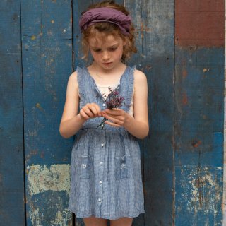 <img class='new_mark_img1' src='https://img.shop-pro.jp/img/new/icons14.gif' style='border:none;display:inline;margin:0px;padding:0px;width:auto;' />EMILE ET IDA MINI VICHY Pinfore Dress (blue check)
