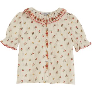 <img class='new_mark_img1' src='https://img.shop-pro.jp/img/new/icons14.gif' style='border:none;display:inline;margin:0px;padding:0px;width:auto;' />EMILE ET IDA POPPY  Ecru Voile blouse(red embroidary)