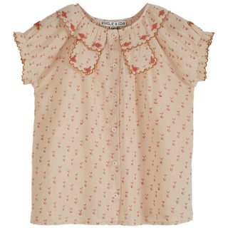 <img class='new_mark_img1' src='https://img.shop-pro.jp/img/new/icons14.gif' style='border:none;display:inline;margin:0px;padding:0px;width:auto;' />EMILE ET IDA   beige Embrodary Voile blouse（pomme print)