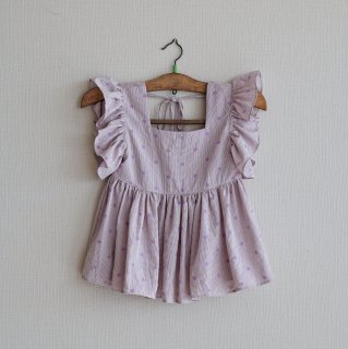 <img class='new_mark_img1' src='https://img.shop-pro.jp/img/new/icons14.gif' style='border:none;display:inline;margin:0px;padding:0px;width:auto;' />Meskidsdesfleurs  Butterfly sleeve top (lavender)