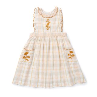 <img class='new_mark_img1' src='https://img.shop-pro.jp/img/new/icons14.gif' style='border:none;display:inline;margin:0px;padding:0px;width:auto;' />CLOVER dress multi plaid (hand embroidary  ) from USA 