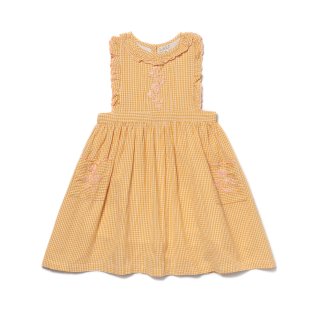 <img class='new_mark_img1' src='https://img.shop-pro.jp/img/new/icons14.gif' style='border:none;display:inline;margin:0px;padding:0px;width:auto;' />CLOVER dress tiny Chex (hand embroidary  ) from USA 