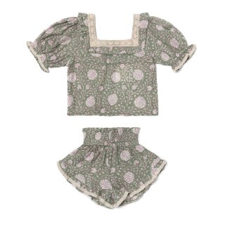 <img class='new_mark_img1' src='https://img.shop-pro.jp/img/new/icons14.gif' style='border:none;display:inline;margin:0px;padding:0px;width:auto;' />Blossom Tops&shorts Set (lotus print )from USA 