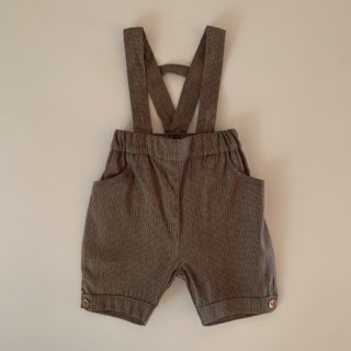 <img class='new_mark_img1' src='https://img.shop-pro.jp/img/new/icons14.gif' style='border:none;display:inline;margin:0px;padding:0px;width:auto;' />HELLO  LUPO GIGI  Shorts with suspender  from Italy (Brown Hansrooth )※2y~7y