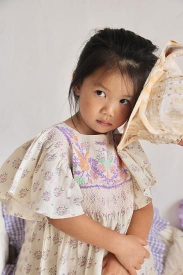 Bonjour Diary Rosalie Dress Ikat (S2, 4, 6) - Little French