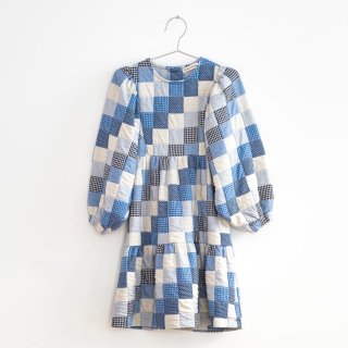 <img class='new_mark_img1' src='https://img.shop-pro.jp/img/new/icons14.gif' style='border:none;display:inline;margin:0px;padding:0px;width:auto;' />Fish &kids  Blue Patchwork Dress 