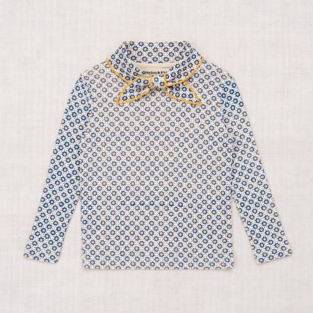 MISHA & PUFF Scout Top (Blueberry Flower Dot )※8yのみ - SEN_TO_SENCE