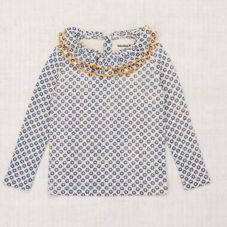 <img class='new_mark_img1' src='https://img.shop-pro.jp/img/new/icons14.gif' style='border:none;display:inline;margin:0px;padding:0px;width:auto;' />MISHA & PUFF Sweetheart Shirt (Blueberry flower Dot)