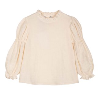 <img class='new_mark_img1' src='https://img.shop-pro.jp/img/new/icons20.gif' style='border:none;display:inline;margin:0px;padding:0px;width:auto;' />SALE!!!30%Double Sleeve Muslin ORGANIC  blouse (Ivory) from Spain