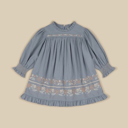 APOLINA LILY dress (blue montain )※2y~9y - SEN_TO_SENCE