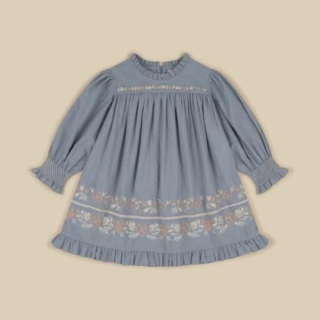 APOLINA LILY dress (blue montain )※2y~9y - SEN_TO_SENCE