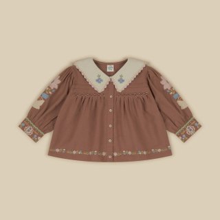 <img class='new_mark_img1' src='https://img.shop-pro.jp/img/new/icons14.gif' style='border:none;display:inline;margin:0px;padding:0px;width:auto;' />APOLINA   BETTE blouse  (chocolate) 2y~9y