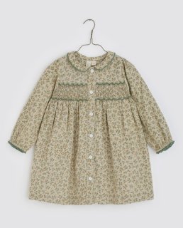 <img class='new_mark_img1' src='https://img.shop-pro.jp/img/new/icons14.gif' style='border:none;display:inline;margin:0px;padding:0px;width:auto;' />Little cottons KATE Smocked  dress (hedgerow floral cord in laurel)ǥǺ