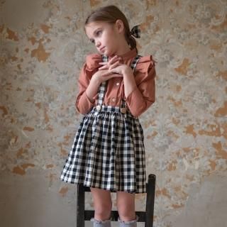 <img class='new_mark_img1' src='https://img.shop-pro.jp/img/new/icons14.gif' style='border:none;display:inline;margin:0px;padding:0px;width:auto;' />SOORPLOOM  MAVIS SKIRT (gingam) 2y~8y