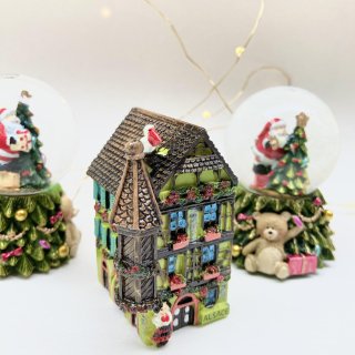 Christmas work   「Colmar house　forest」　From  Colmar  France