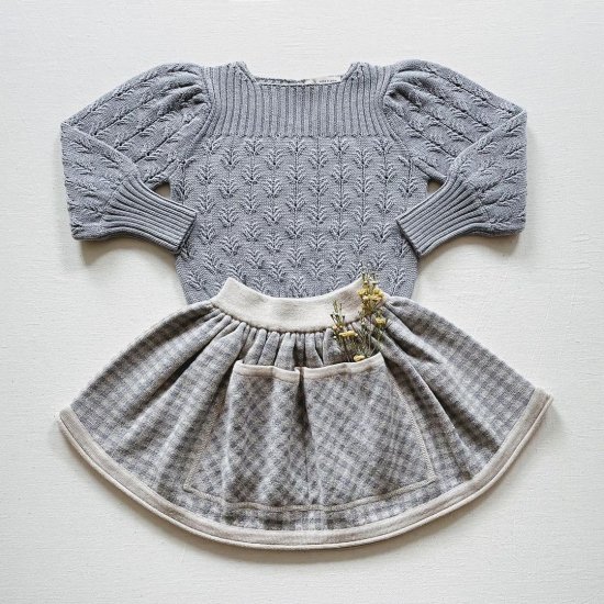 Soor ploom Erma skirt, coal 8Y キッズ服(女の子用) 100cm