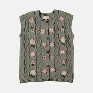 <img class='new_mark_img1' src='https://img.shop-pro.jp/img/new/icons14.gif' style='border:none;display:inline;margin:0px;padding:0px;width:auto;' />Embroidary   Vetiver Vest  FROM SPAIN 