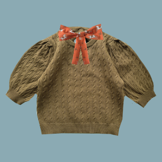 PREORDER Juniper Knit Top (olive) FROM USA ※国内初入荷brand
