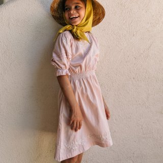 <img class='new_mark_img1' src='https://img.shop-pro.jp/img/new/icons20.gif' style='border:none;display:inline;margin:0px;padding:0px;width:auto;' />SALE!!!Eleanour  dress sand pink  (hand embroidary  ) from USA 