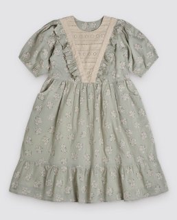 <img class='new_mark_img1' src='https://img.shop-pro.jp/img/new/icons20.gif' style='border:none;display:inline;margin:0px;padding:0px;width:auto;' />30OffLittle cottons Enid dress (Zinnia floral ) 6-7yΤ