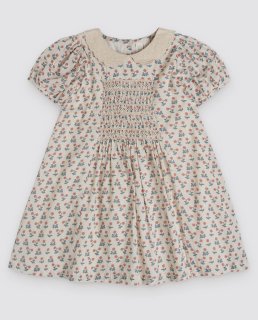 <img class='new_mark_img1' src='https://img.shop-pro.jp/img/new/icons14.gif' style='border:none;display:inline;margin:0px;padding:0px;width:auto;' />LAST 1！！Little cottons Ruby hand smocked  dress (calico floral)