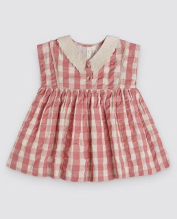<img class='new_mark_img1' src='https://img.shop-pro.jp/img/new/icons14.gif' style='border:none;display:inline;margin:0px;padding:0px;width:auto;' />Little cottons  OLIVIA Blouse  (gingam sorbet)