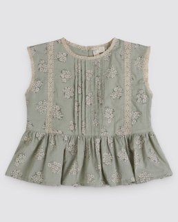 <img class='new_mark_img1' src='https://img.shop-pro.jp/img/new/icons14.gif' style='border:none;display:inline;margin:0px;padding:0px;width:auto;' />Little cottons  Willow  Blouse  (zinnia floral)